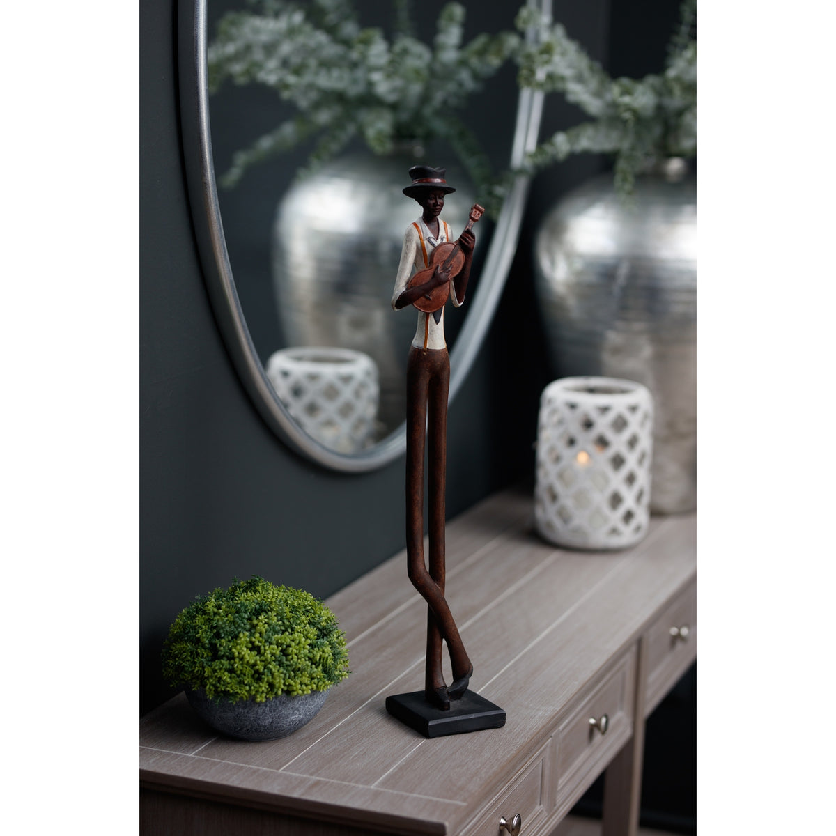 Standing Jazz Band Strings Decorative Ornament