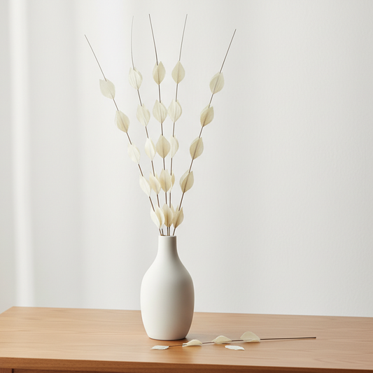 Bouquet Of Dried Thlaspi Arvense Artificial Flower Stem