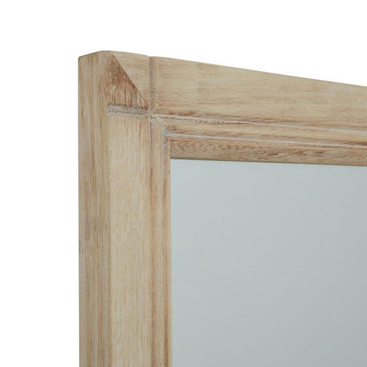 Washed Wood XL Window Mirror Decorative Wall Mirror