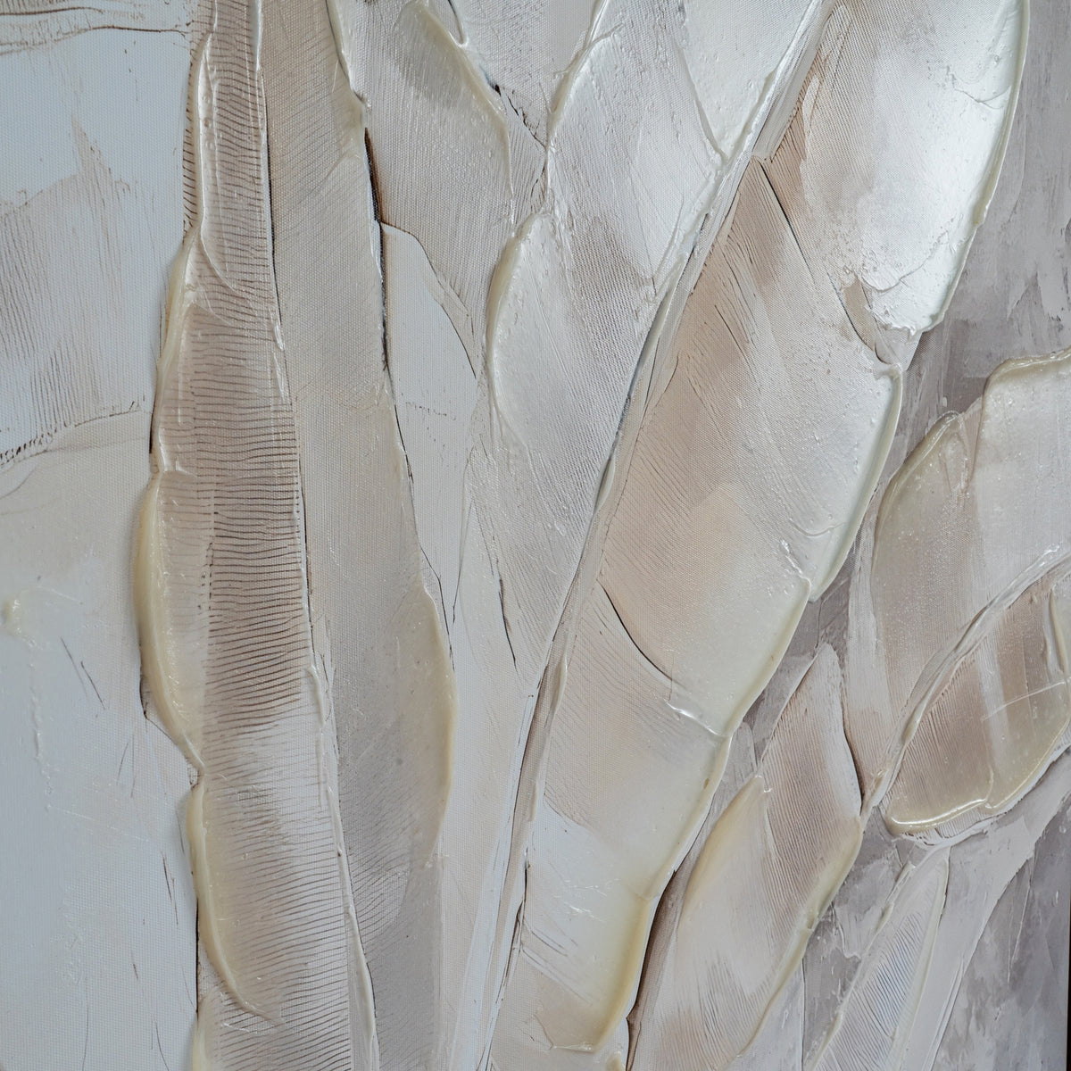 Folira Hand Painted Canvas In Frame