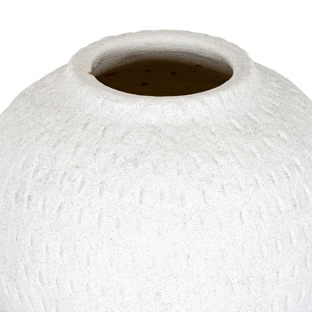 Ashen Large Round Vase