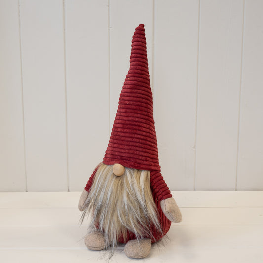 Red Fabric Santa Gonk Christmas Ornament
