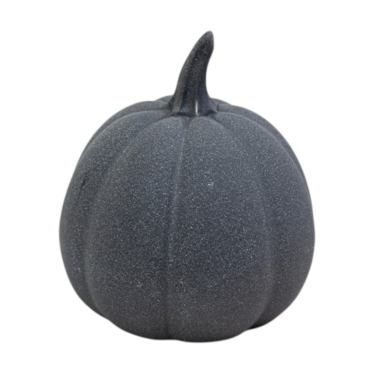 Black Ceramic Textured Pumpkin