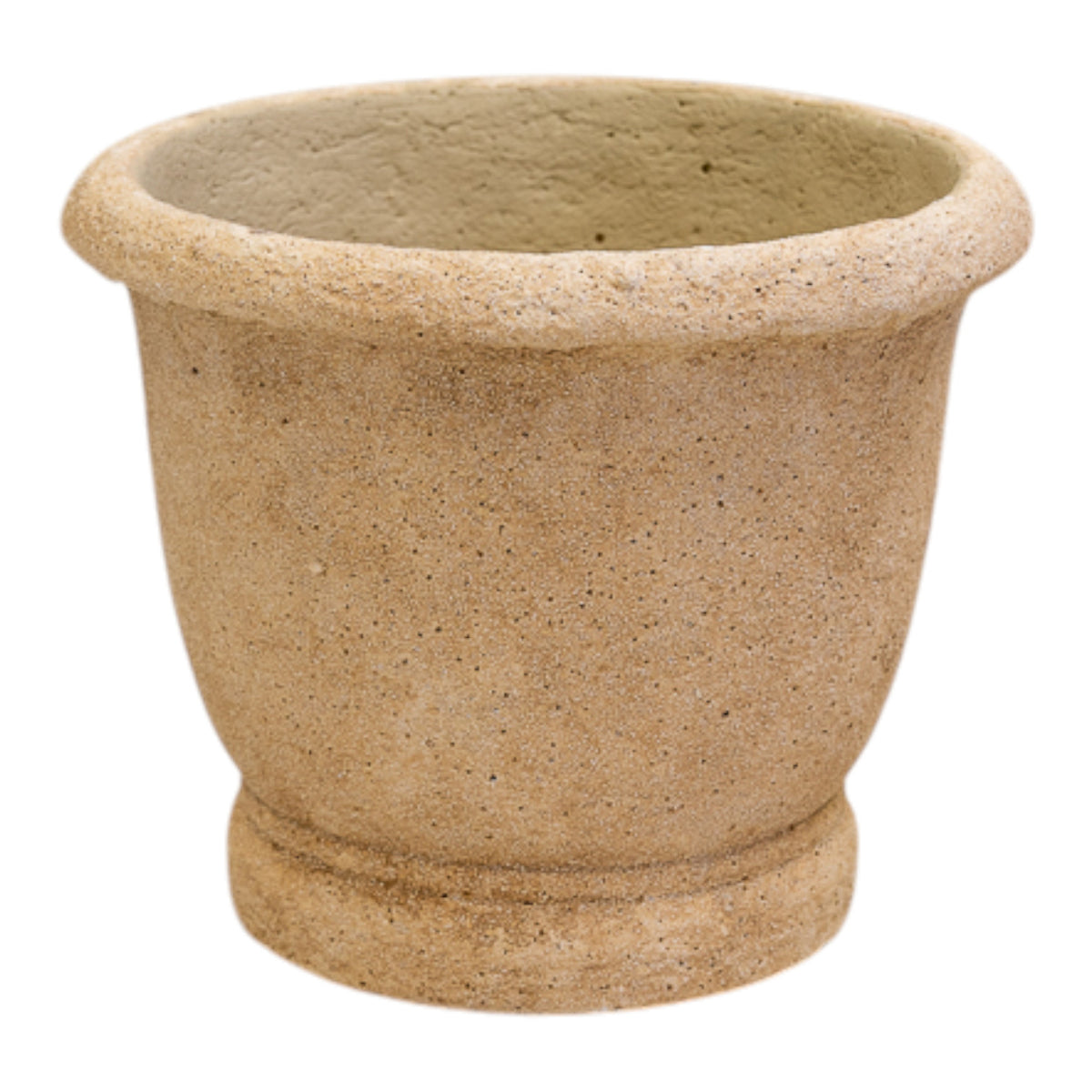 Round Clay Cement Urn Pot TD20xH17cm