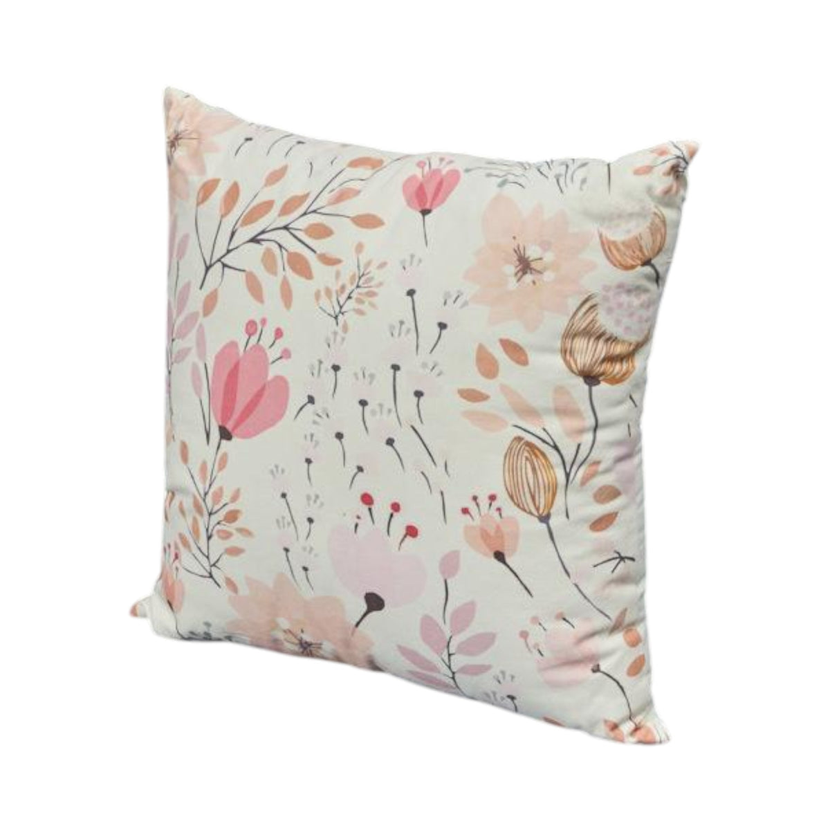 Handmade Printed Cotton Cushion with Filling 45cm