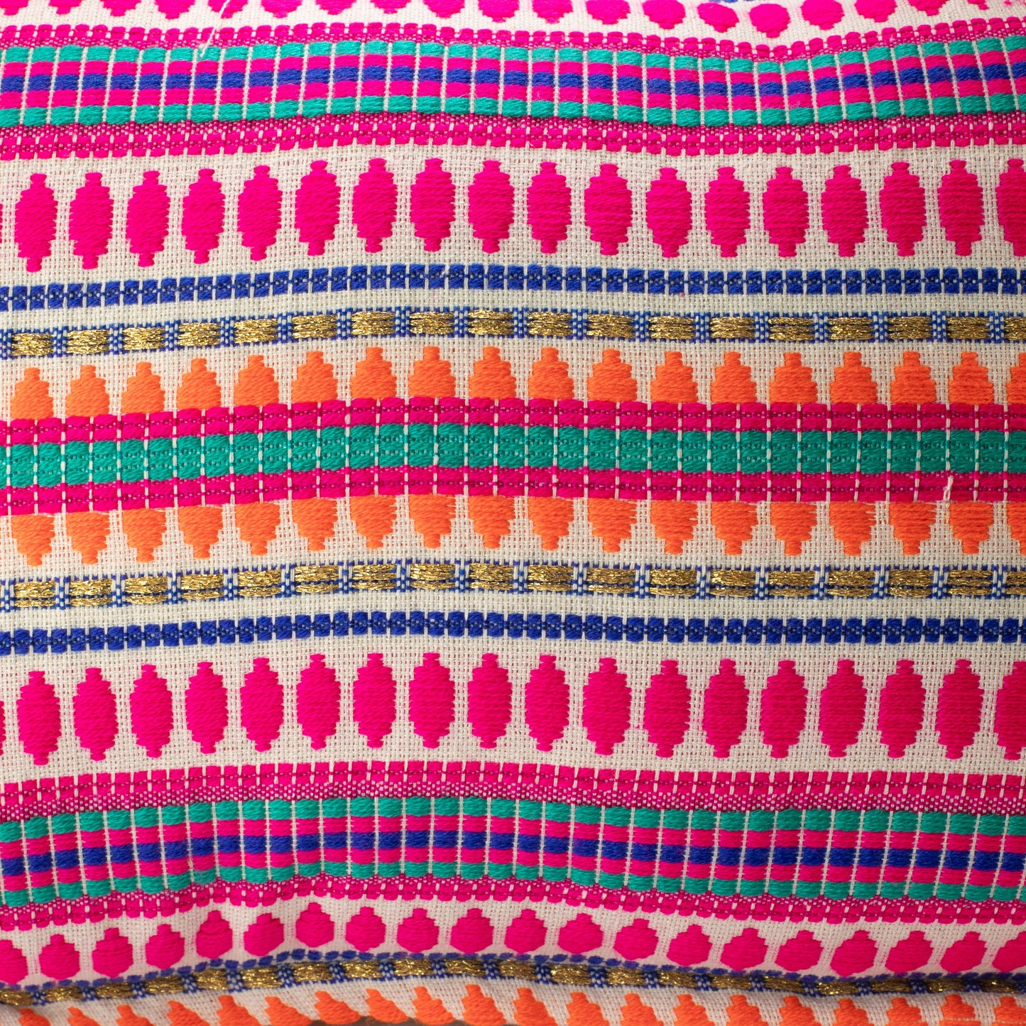 Classic Cushion Cover - Neon Stripes- 30x50cm - Lumber Style