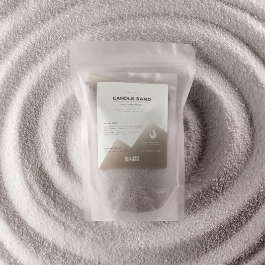 Fragranced Candle Sand - Warm Grey - Azure Noir - 300g
