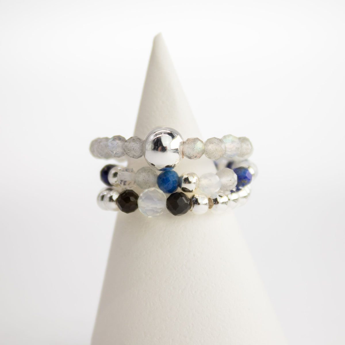 Gemstone Ring Set - Northern Lights