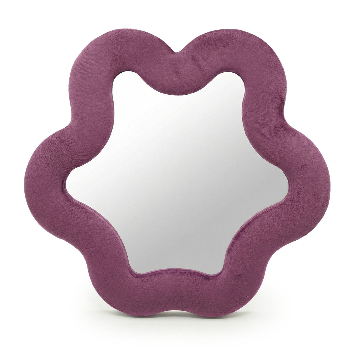 Soft Squiggly Mirror Star Mauve (33x31x2.3cm)
