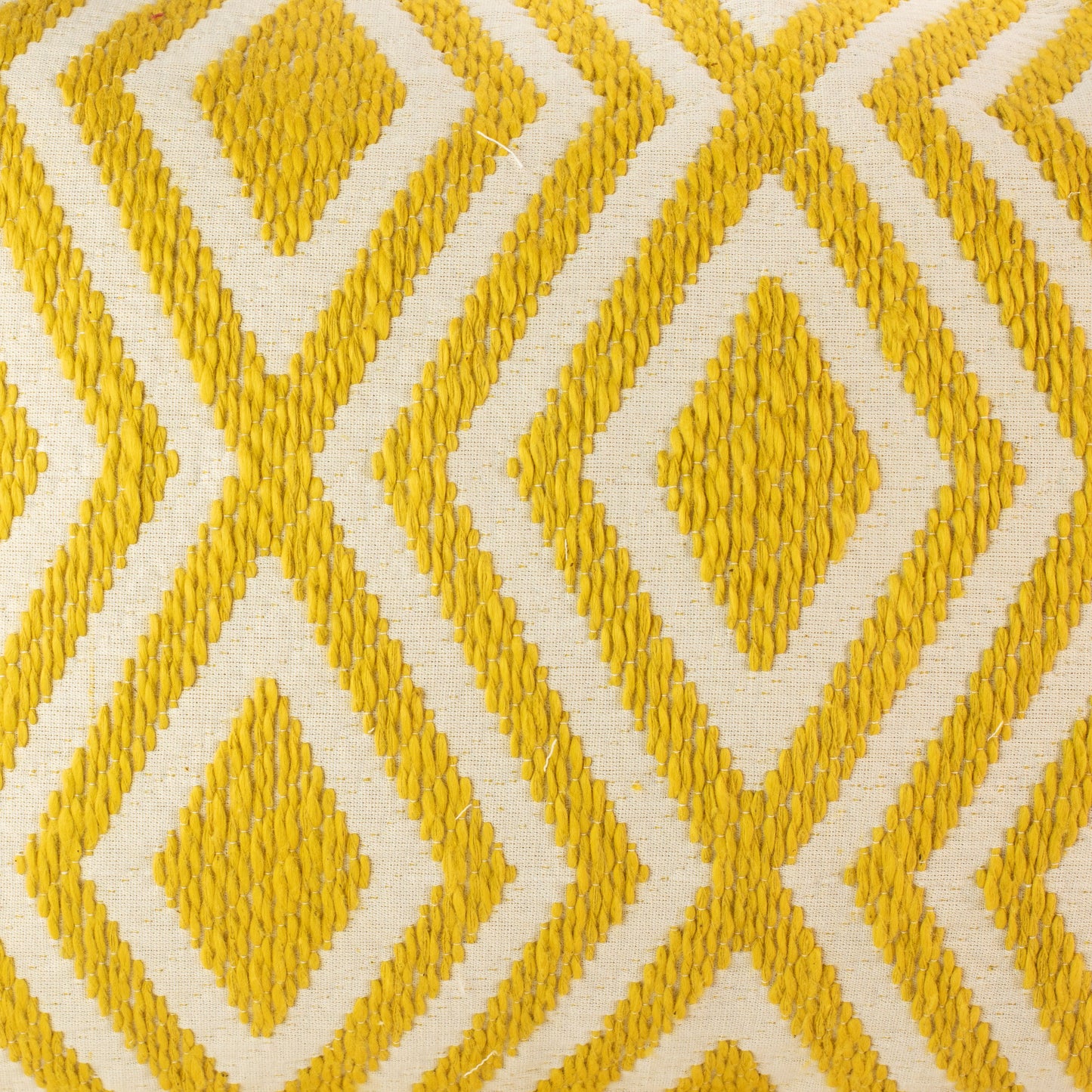 Classic Cushion Cover - Mustard Diamonds- 30x50cm - Lumber Style