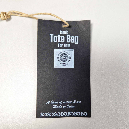Iconic Classic Tote Bag - ACCESS ALL AREAS - Black Natural 10oz