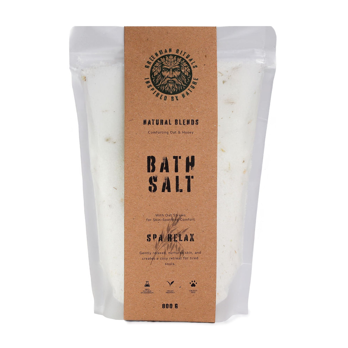 Greenman Rituals Oat & Honey Epsom Bath Salt Spa Relax Blend