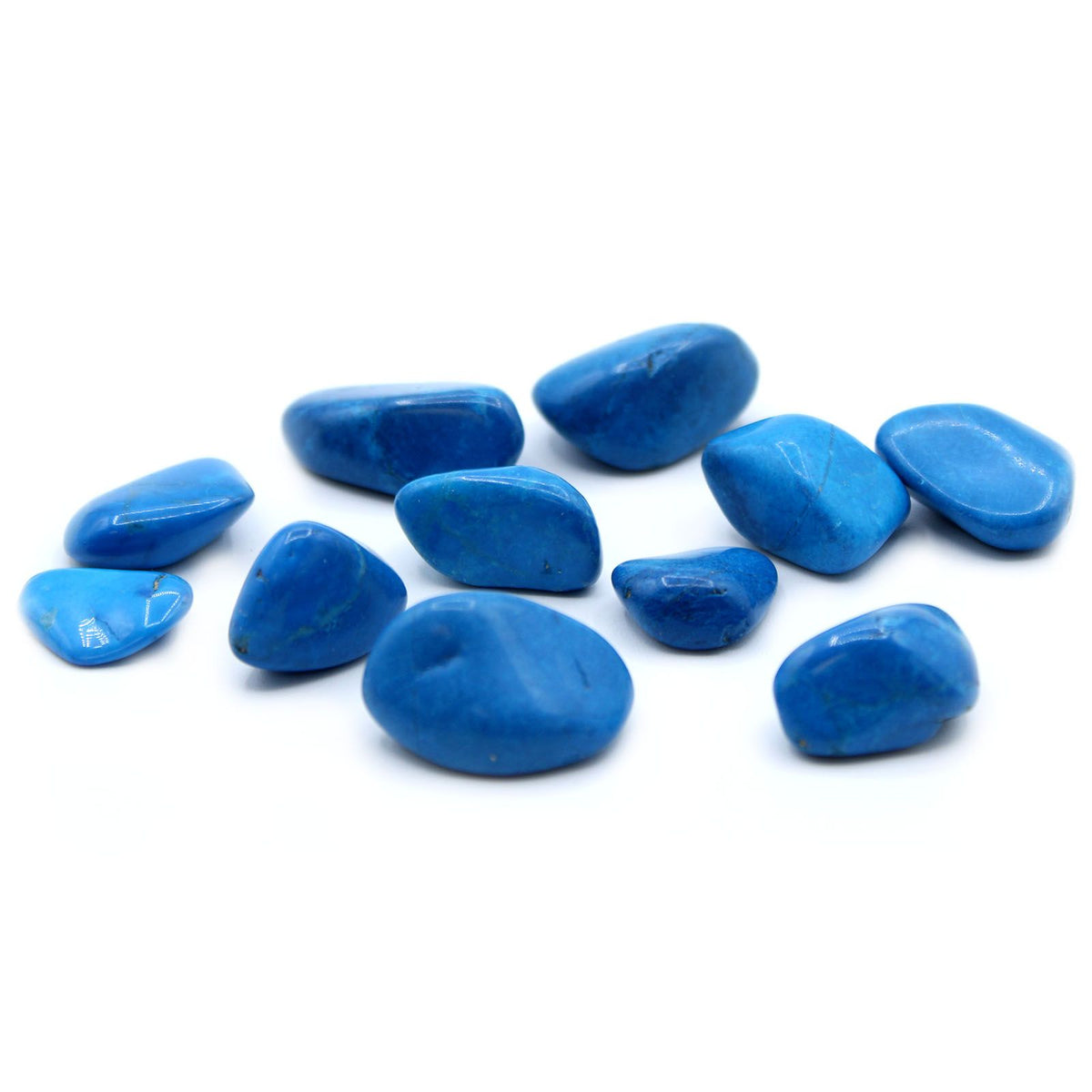 Medium Tumble Stone - Blue Howlite