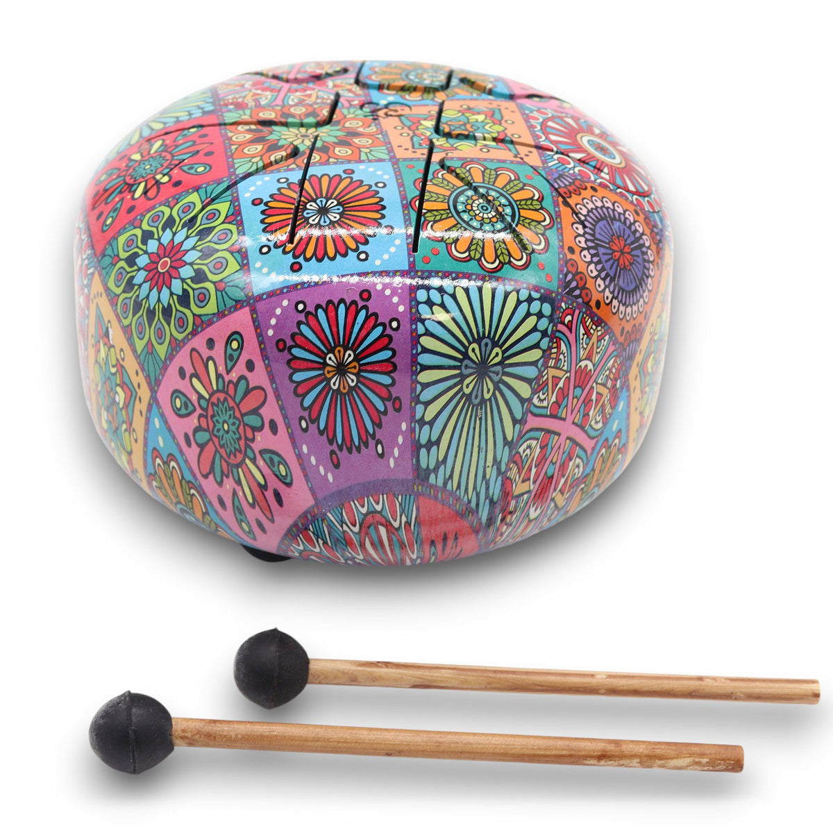 Med Hapi Drum Multi Coloured - 17x13cm