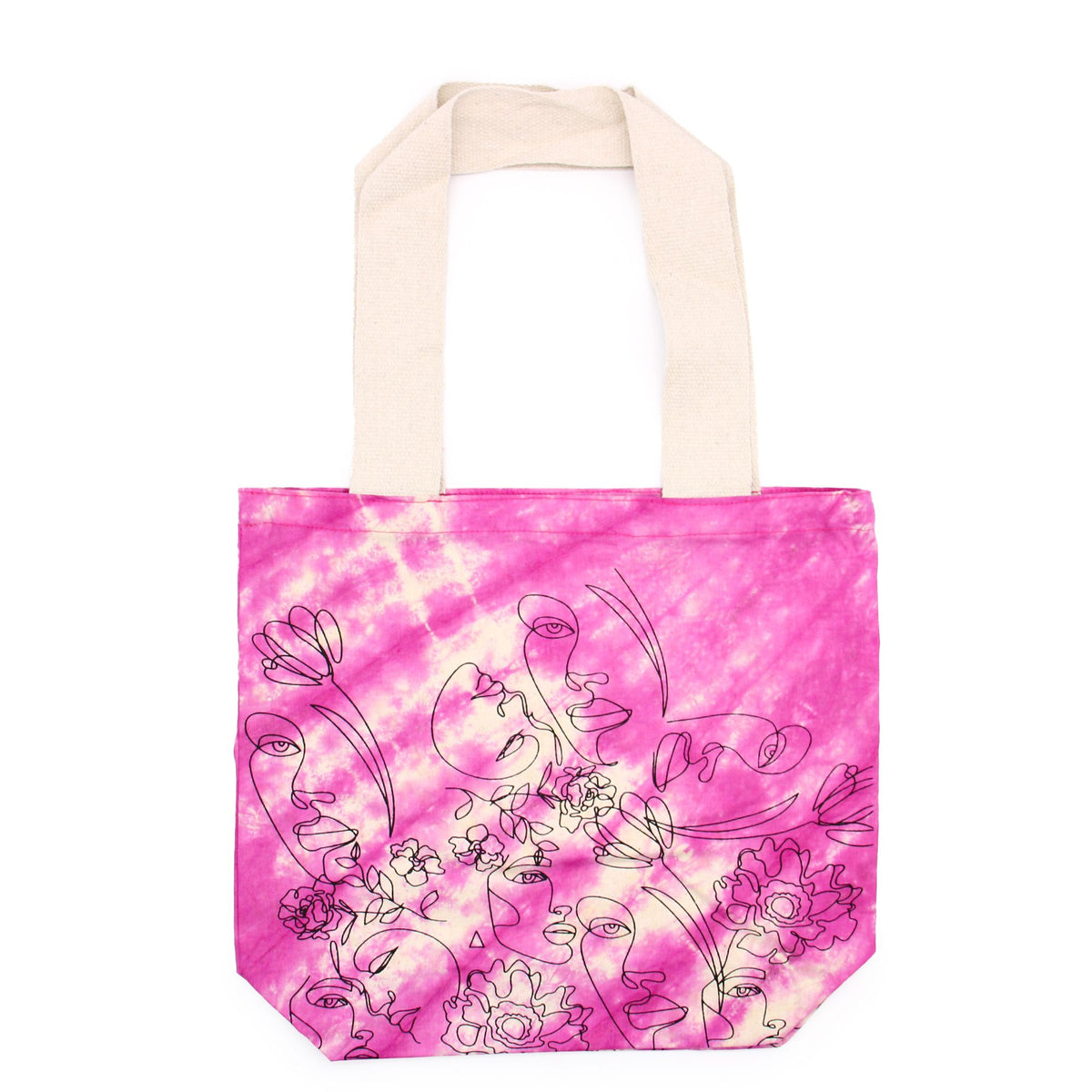 Tye-Dye Cotton Bag (6oz) - 38x42x12cm - Pretty Face - Magento -Handle