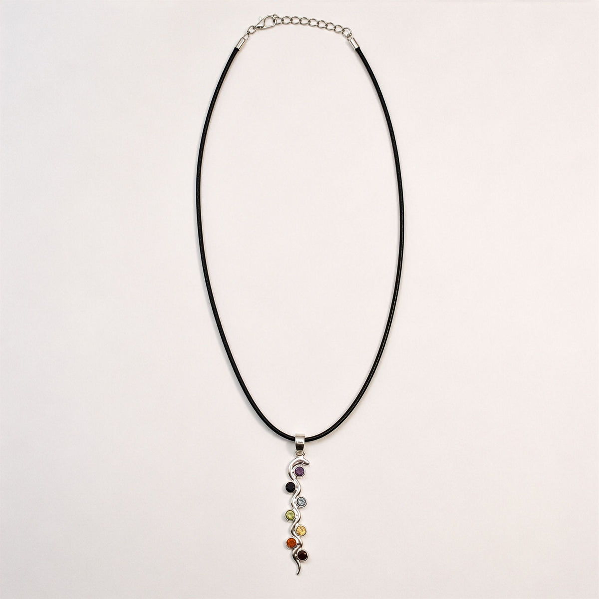 Silver Plated (45cm Cord)- Snake Chakra