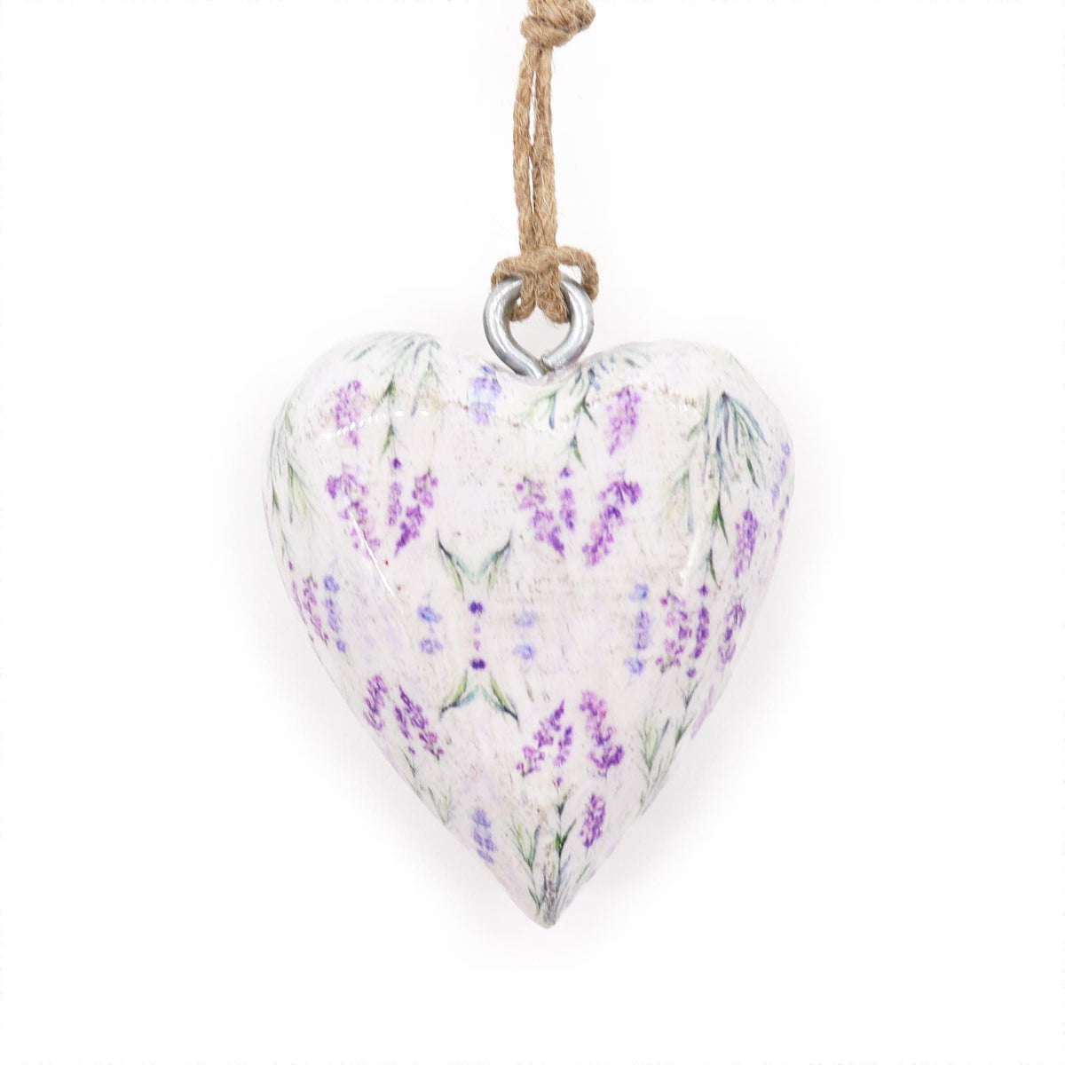 Decor Wood Heart - Lavender