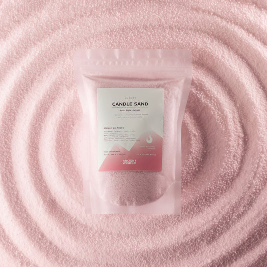 Fragranced Candle Sand - Dusty Rose - Maison de Roses - 300g