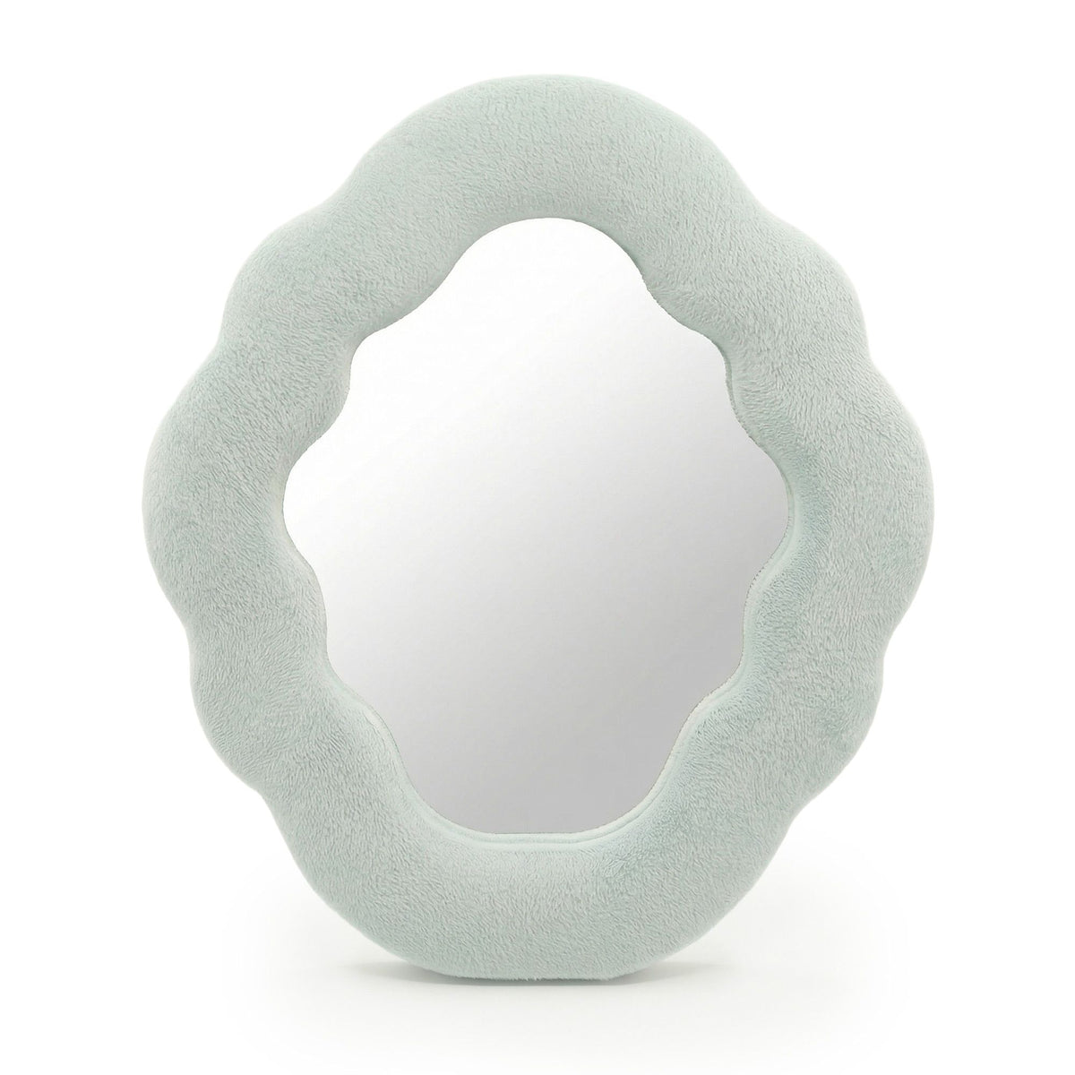 Soft Squiggly Mirror Cloud Cloud Blue (28x24x2.3cm)