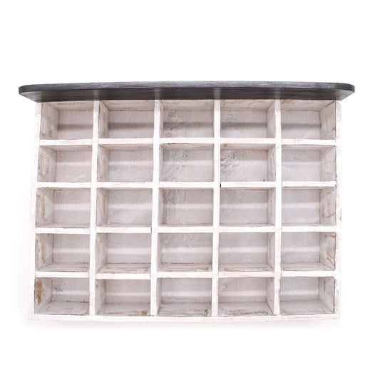 Wooden Compartment Tray 25 Sections