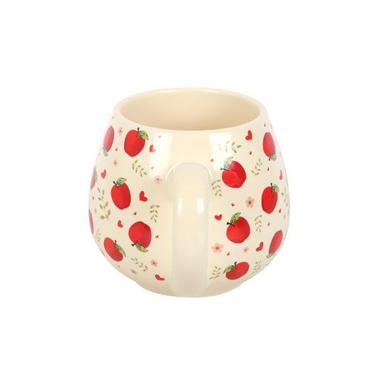 Apple Print Rounded Mug