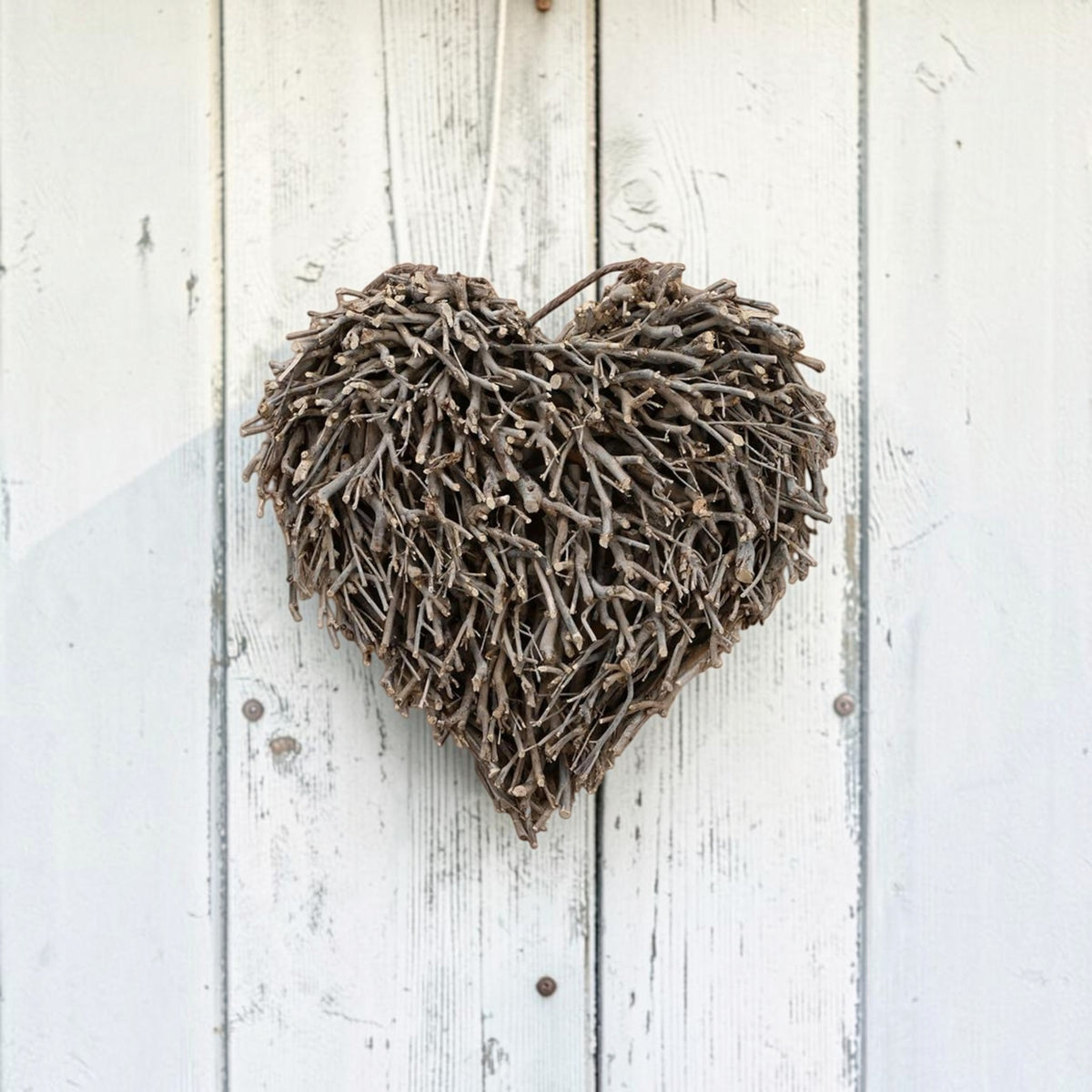 Natural Tea Branch Heart Decoration 45cm