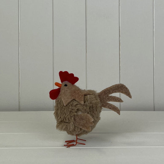 Beige Freestanding Chicken 13X7X15cm Weight-23G