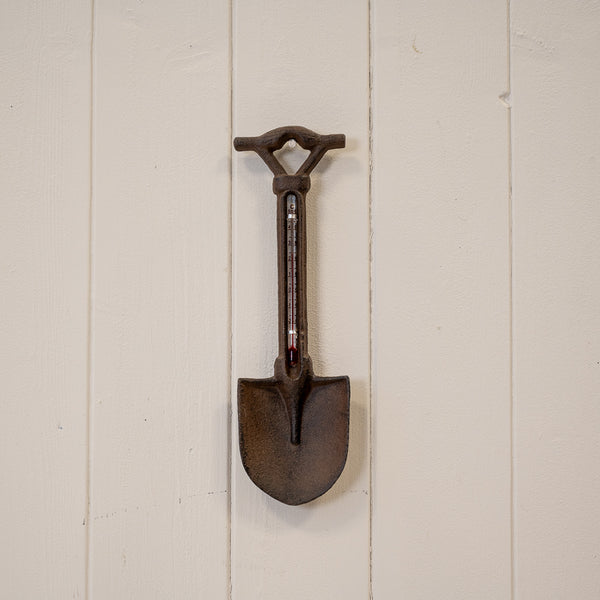 Cast Iron Spade Thermometer