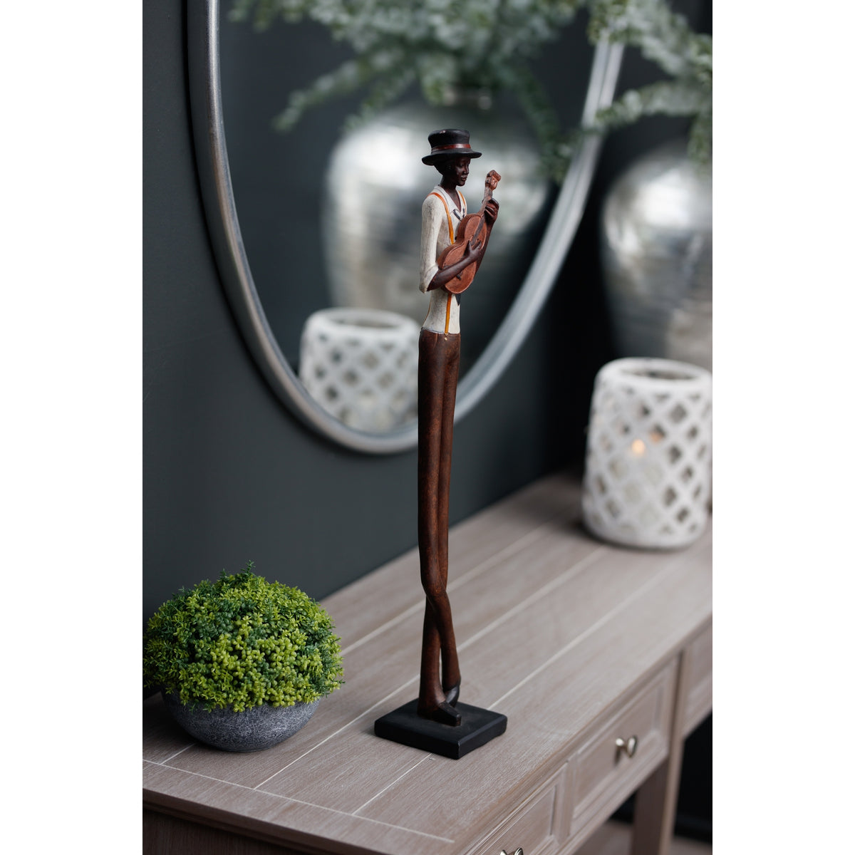 Standing Jazz Band Strings Decorative Ornament