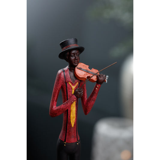Standing Jazz Band Violinist Decorative Ornament