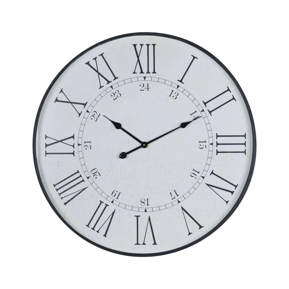 Large Embossed Station Clock