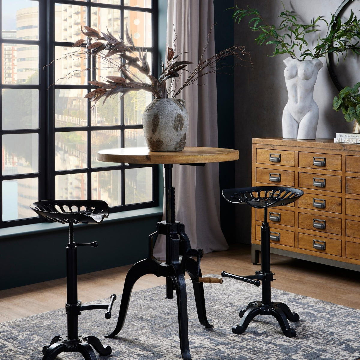 Adjustable Tractor Seat for Home Interiors