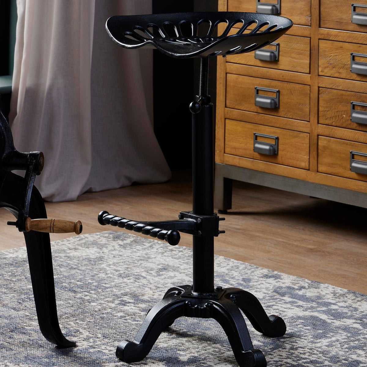 Adjustable Tractor Seat for Home Interiors