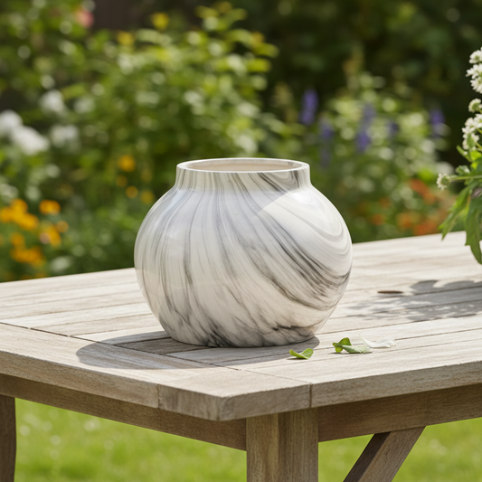 Marble Effect Planter