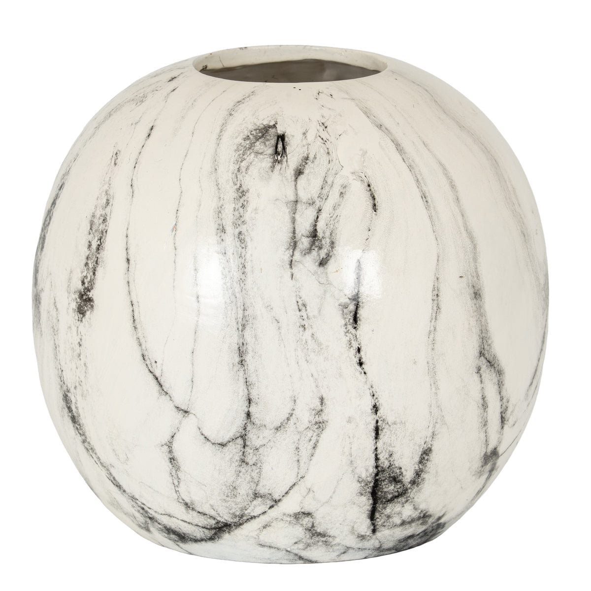 Marble Effect Pudding Vase