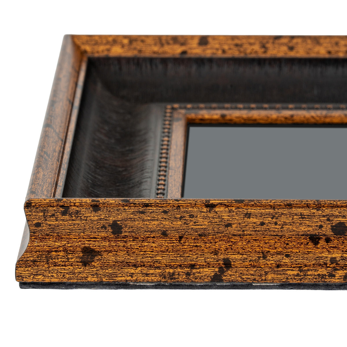 Black And Antique Gold Beaded  8X10 Photo Frame