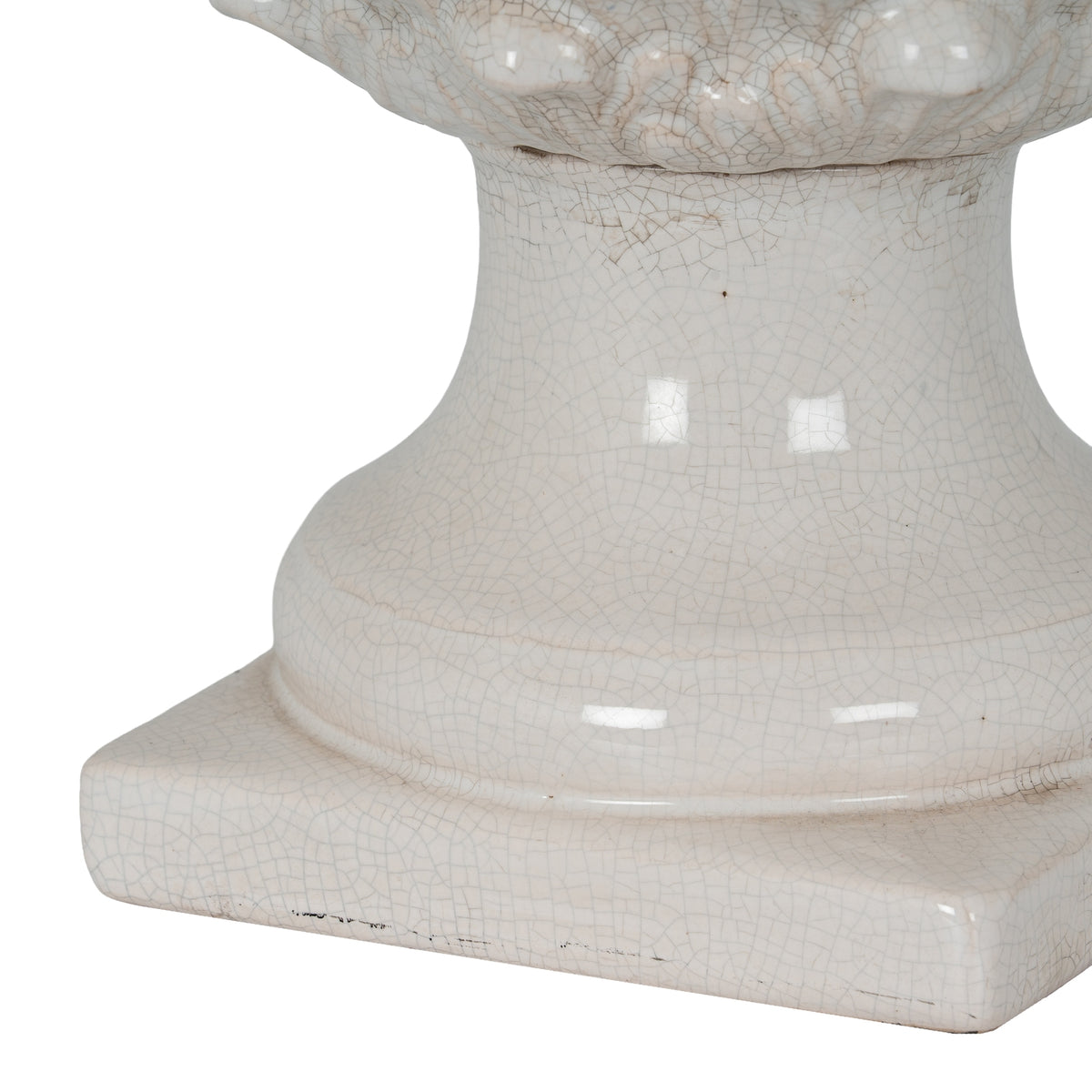 Garda White Decorative Acorn Decorative Ornament