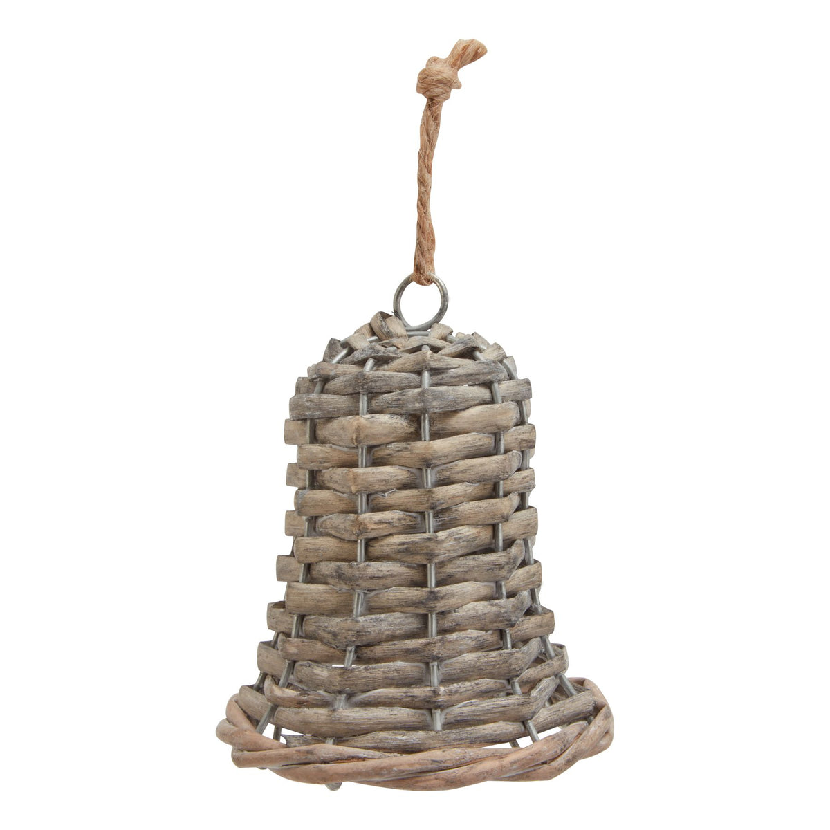 Small Wicker Bell Decoration Christmas Hanging Decoration