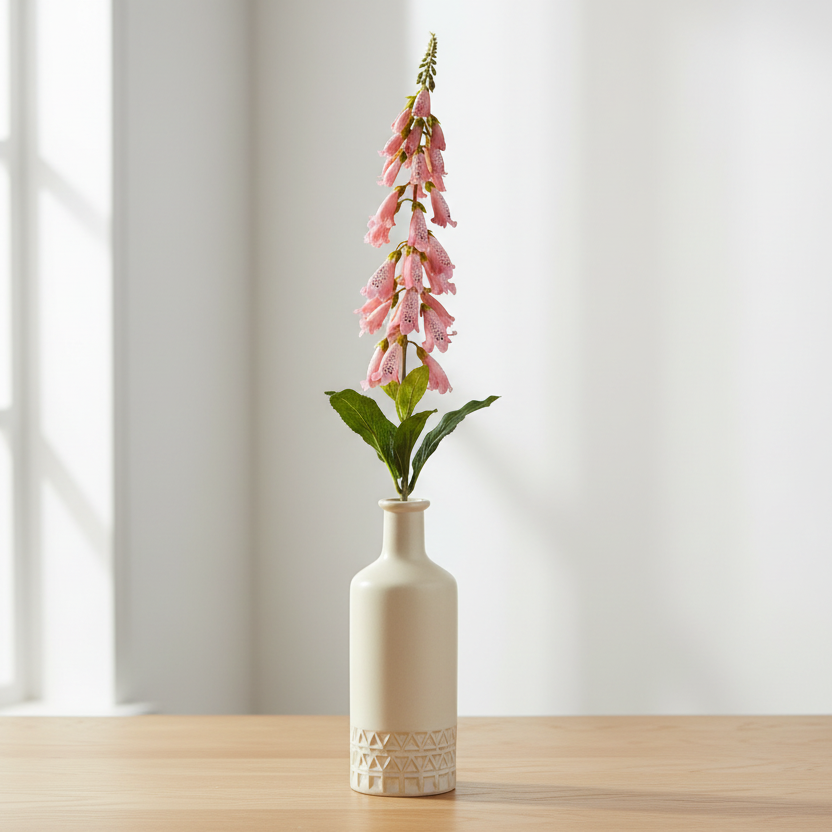 The Natural Garden Collection Pale Pink Foxglove Artificial Flower