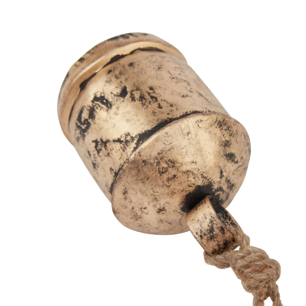 Antique Gold Bell Bauble Christmas Hanging Decoration