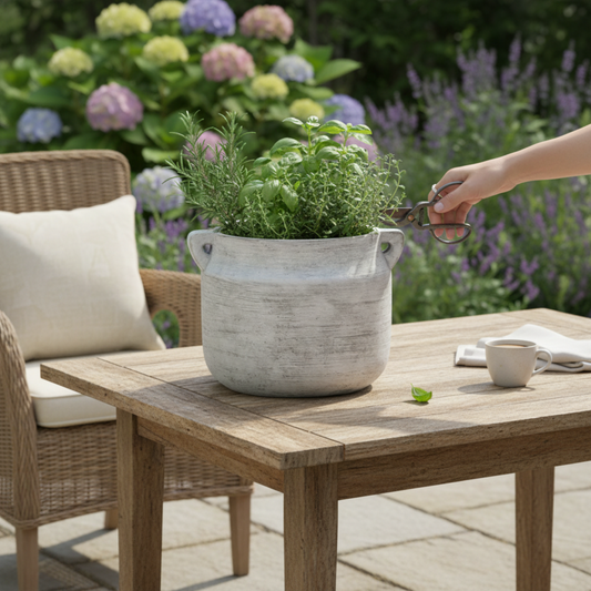 Athena Stone Hydria Pot