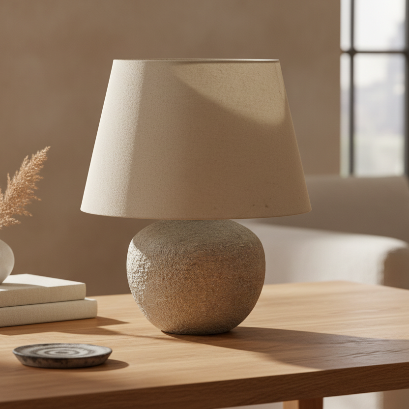 Tuscan Grey Lamp Decorative Table Lamp