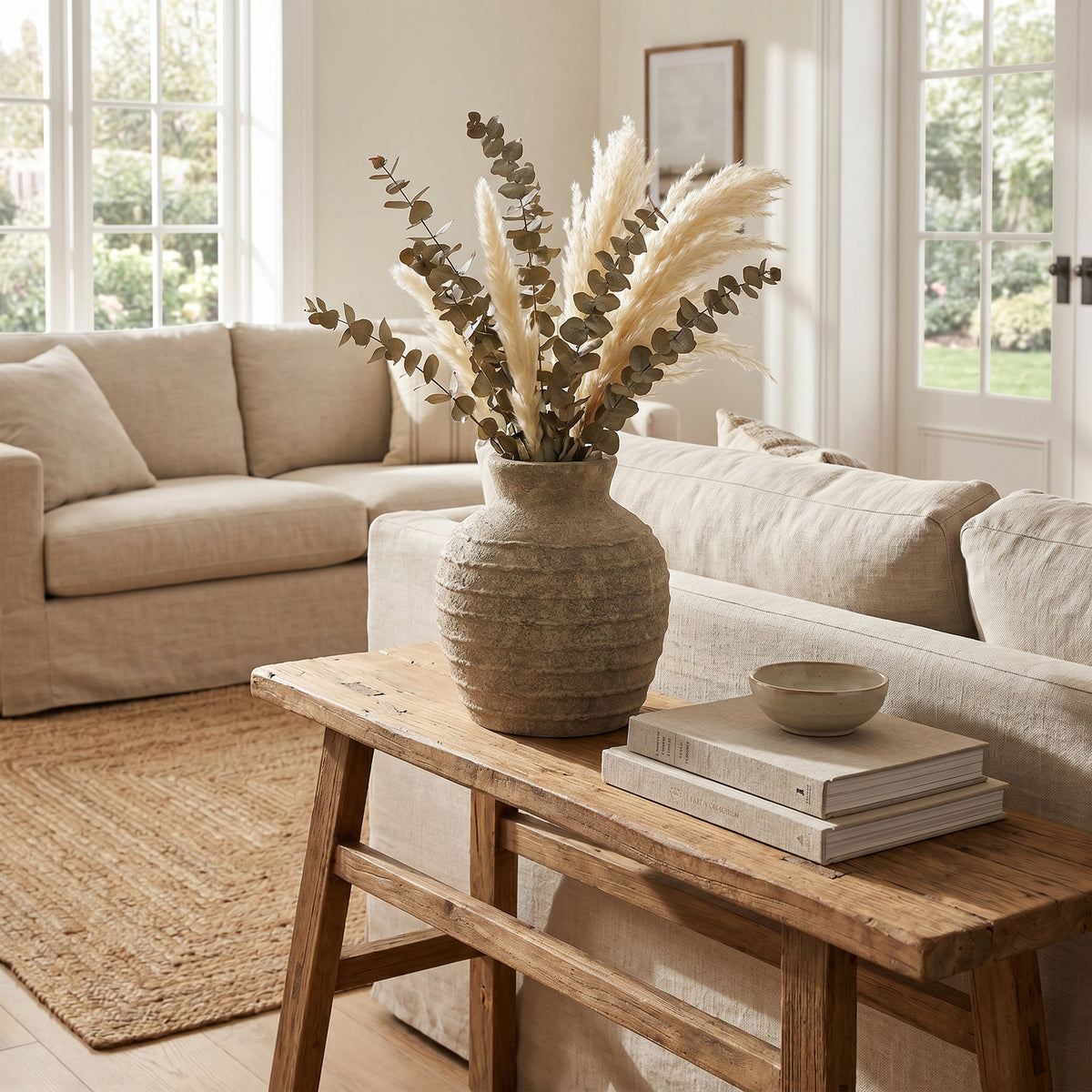 Large Tuscan Grey Vase