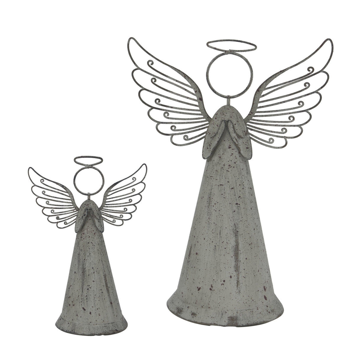 Rustic Metal Standing Angel