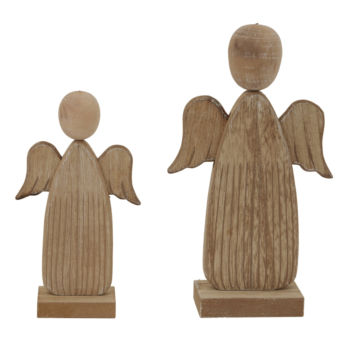 Large Natural Rustic Angel