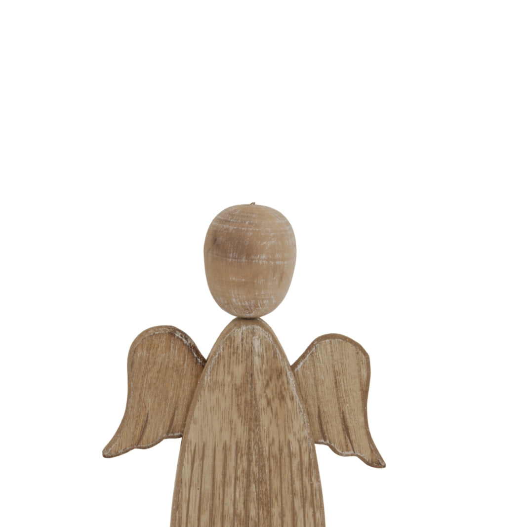 Large Natural Rustic Angel