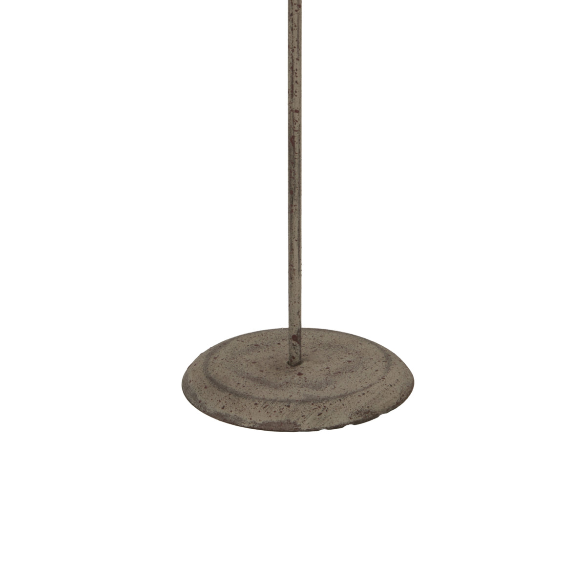 Whitewashed Rustic Angel On Stand