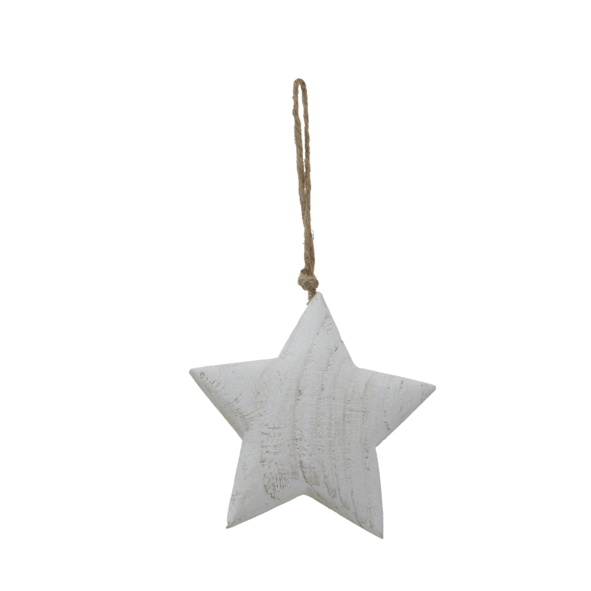 Whitewashed Rustic Hanging Star