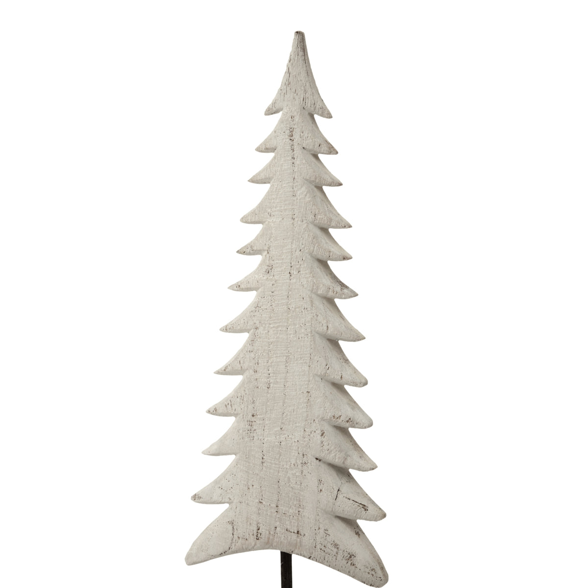 Medium Whitewashed Tall Tree On Stand