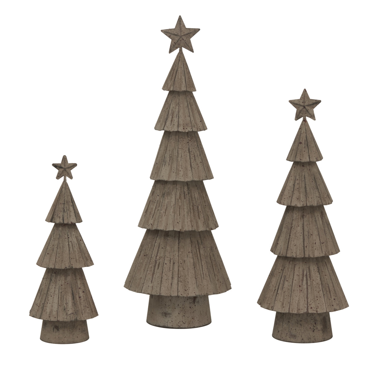 Medium Rustic Bough Tree With Star